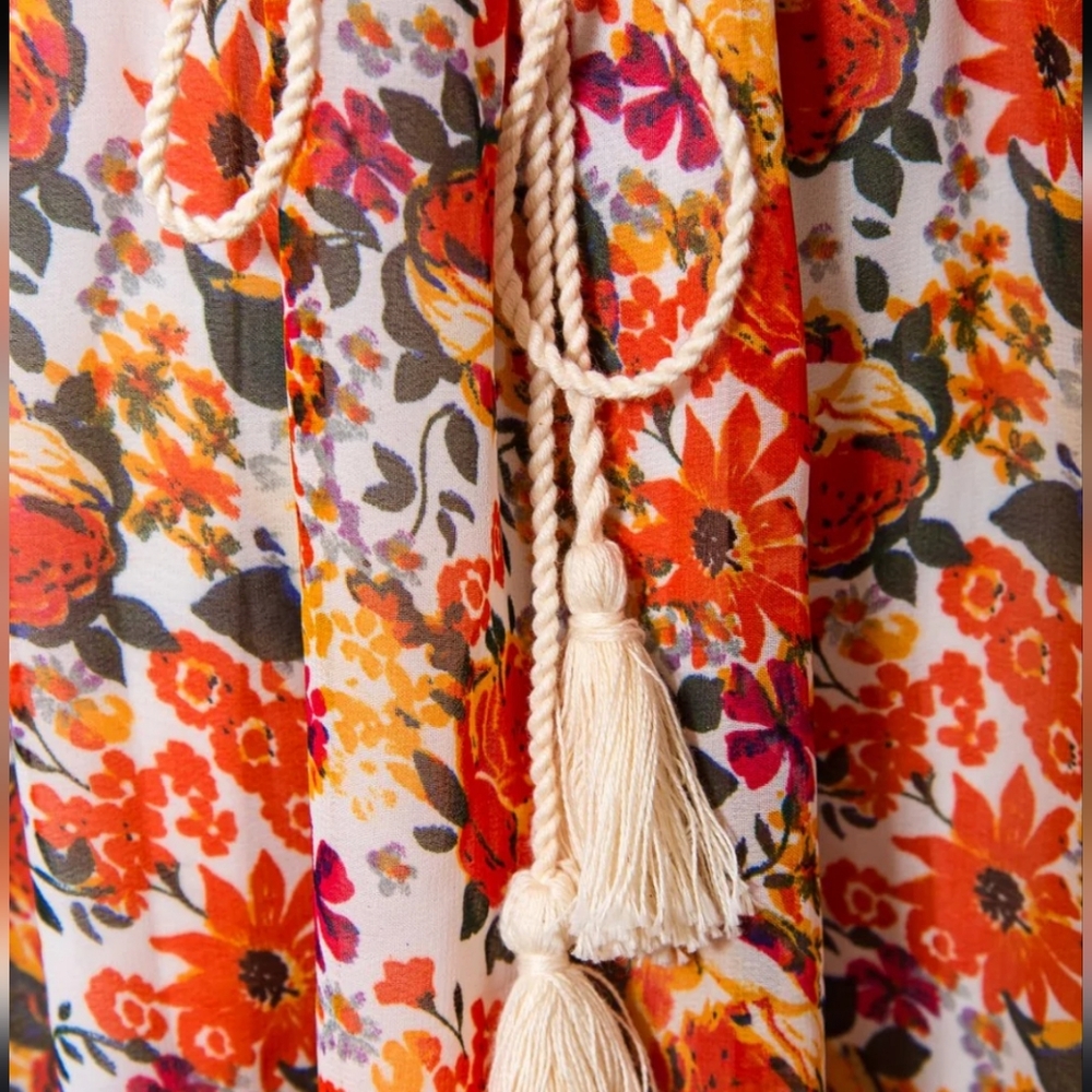 Parsian Collection | Coachella Floral Boho Dress - Picture 3 of 12